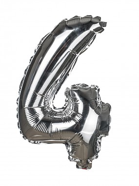 balónek nafukovací č.4, 30cm, folie MY PARTY