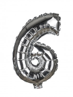 balónek nafukovací č.6, 30cm, folie MY PARTY