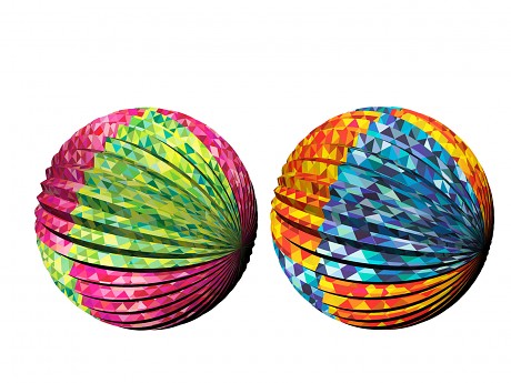 Lampion papír. MY PARTY 25cm