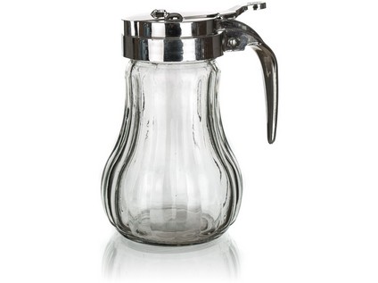 dóza na med/smetanu 230ml sklo/nerez