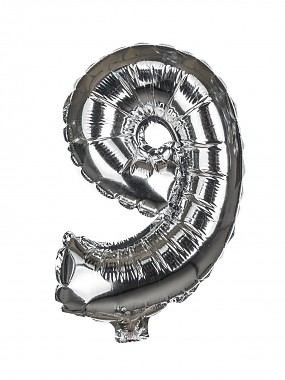 balónek nafukovací č.9, 30cm, folie MY PARTY