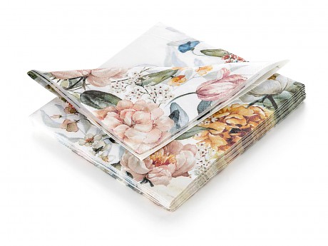 ubrousky 33x33cm NEW MEADOW 3vrstvé (20ks)