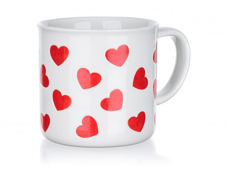 hrnek 350ml SRDÍČKA ČRV keramický