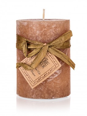 svíčka pr.6,8x9,5cm BROWN