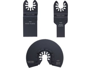 Nářadí multifunkční, sada 3ks, na dřevo, EXTOL PREMIUM