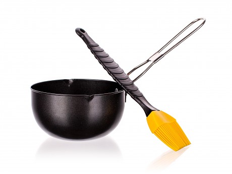 miska grilovací 11,8cm nepřiln.povrch + mašlovačka silikon