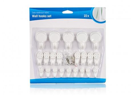 háček nástěnný sada 22díl. PH