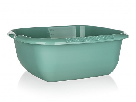 umyvadlo čtverec 38x38x15cm, 13l, s výlevkou PH ZE