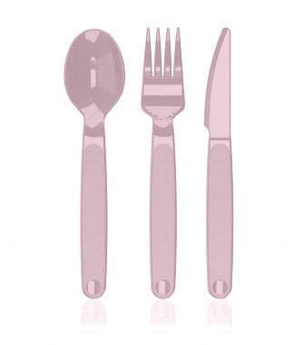 příbor sada 3díl.(vidlička,nůž,lžíce) PH RŮŽ CULINARIA