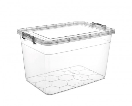 box úložný GEMA 30l, 49x32x28cm, víko, klip, PH ŠE/TRA