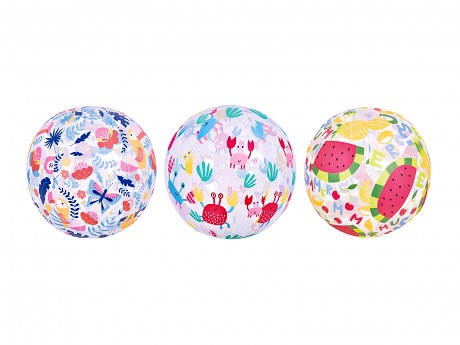 míč nafukovací plážový 50cm mix dekorů