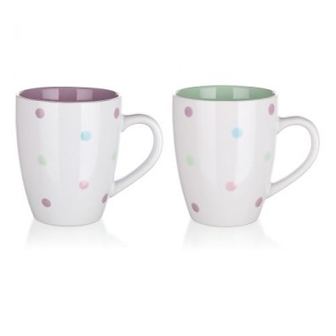 BANQUET Hrnek PUNTO 370 ml assorted