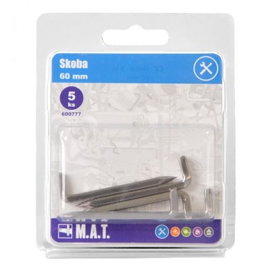 skoba 60mm lesk              (5ks)