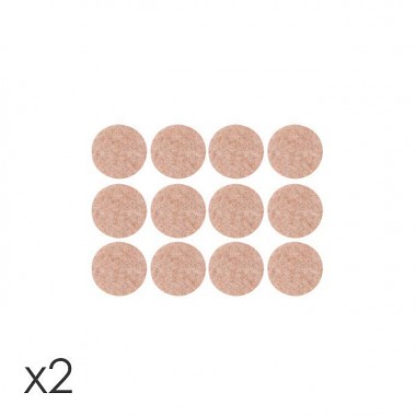 Samolepicí podložky pod nábytek PRESTO pr. 25 mm, 24 ks