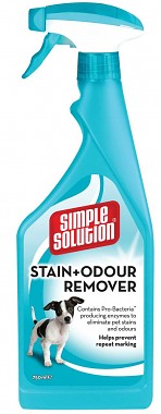 Simple Solution Stain & Odor Remover Odstraňovač skvrn a pachu pro psy, 750ml
