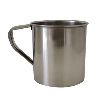 Domstav.cz Hrnek nerezový průměr 10cm 500 ml