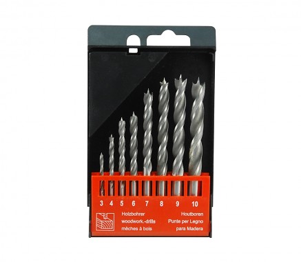 vrtáky ploché do dřeva, sada 8ks, CrV, EXTOL PREMIUM