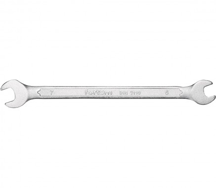 klíč plochý, 6x7mm, L 121mm, FORTUM