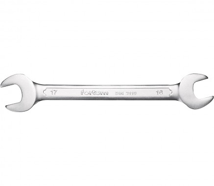 klíč plochý, 16x17mm, L 200mm, FORTUM