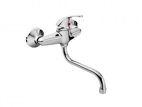 baterie umyvadlová/dřezová, 150mm, ram. 20cm, 35mm, chrom, BALLETTO