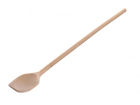 vařečka kulatá s rohem BRILLANTE 35cm dřev.
