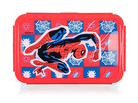 box svačinový 20x13x7cm SPIDERMAN s klick uz. PH