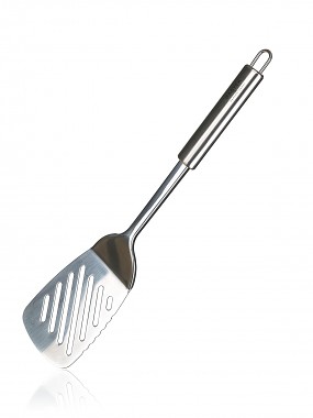 obracečka s otvory 34x8cm AZORA nerez