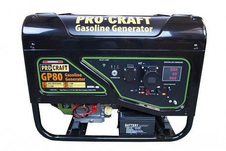 Elektrocentrála benzínová Procraft  GP80