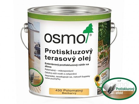 OSMO Protiskluzový terasový olej 430 2,5L