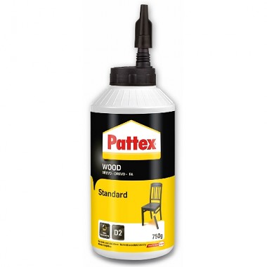 lepidlo
 na drevo
 750g
 D2
 PATTEX
 STANDARD
