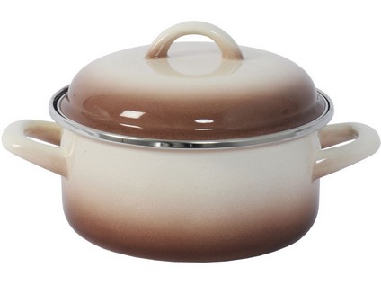 Metalac Kastról s pokrievkou Capuccino 18cm 2l