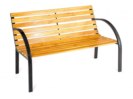 lavička zahradní TANSSI 120x61x83cm ocel/dřevo