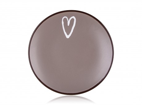 talíř dezertní 19cm HEART keramický HN