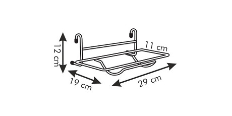 Zásobník na papírové utěrky MONTI 29 cm