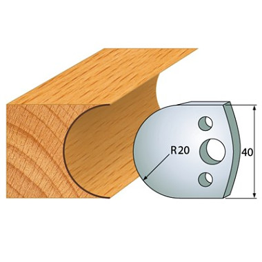 IGM F026 profil 131 - pár nožů 40x4mm